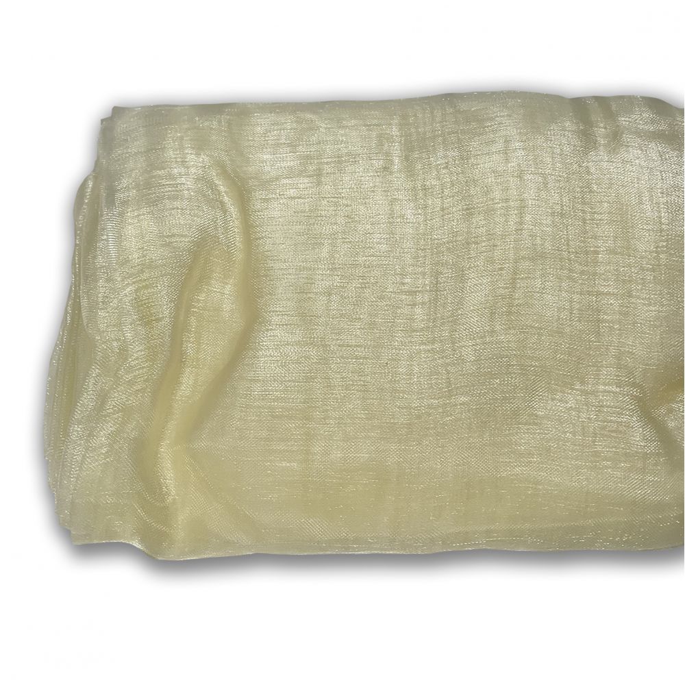 Cream organza fabric